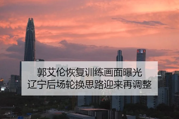 郭艾伦恢复训练画面曝光 辽宁后场轮换思路迎来再调整